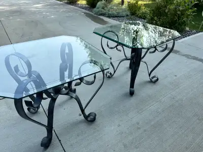 GLASS END TABLES, View more