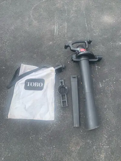 electric TORO leaf blower / vacuum combo , View more
