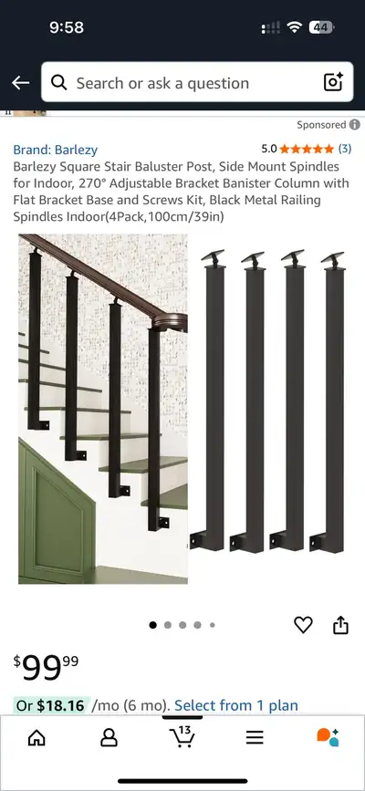 Barlezy Stair Railing, View more