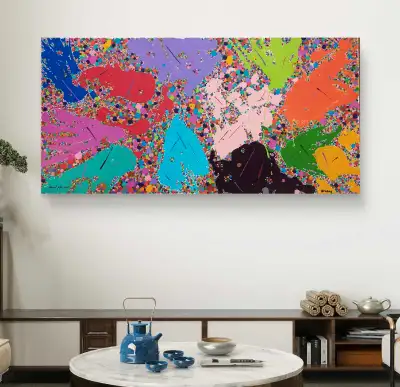 Tableau David John Burt peinture sur toile, View more