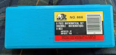 This Buffalo brand 9-piece geometry set is brand new and has never been used, perfect for students o...