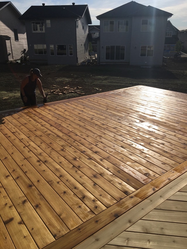 Used cedar decking Decks & Fences Edmonton Kijiji