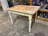 Rustic farmhouse table 