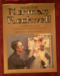 Vintage Signed Hardcover Best of Norman Rockwell