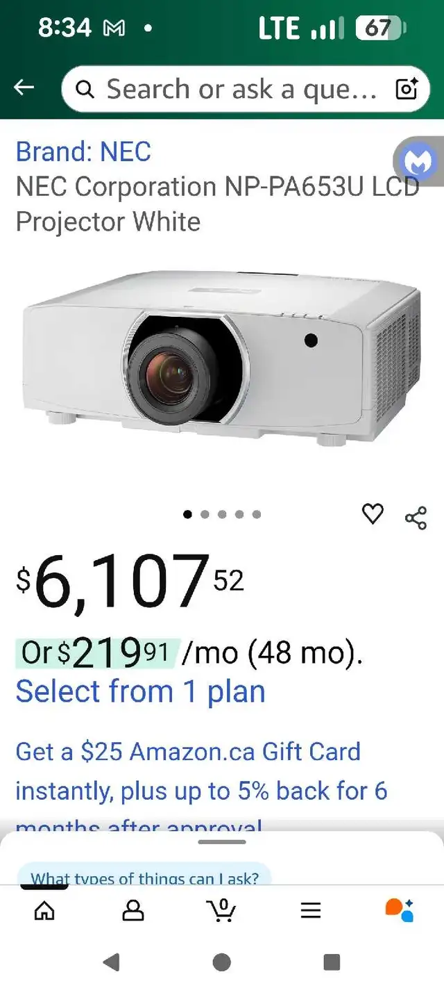 NEC professional projector in TVs in Hamilton - Image 2