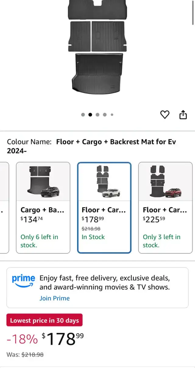 Floor Mat Set Chevrolet Equinox EV in Other in Hamilton - Image 3