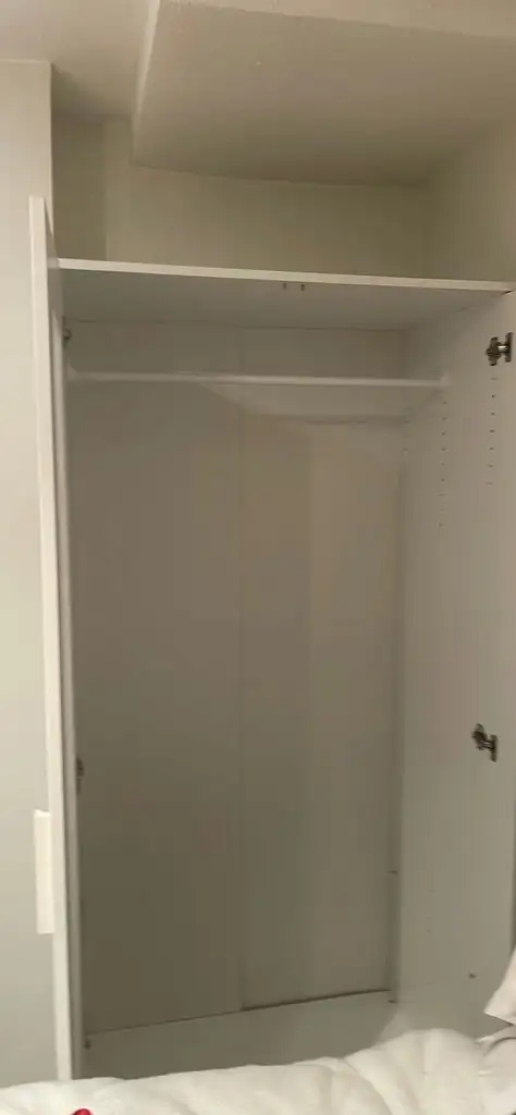 IKEA White Two-Door-Wardrobe Cabinet - BidRush Lot 2 in Bookcases & Shelving Units in Mississauga / Peel Region - Image 5