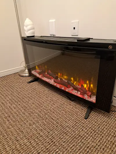 The electric fireplace, View more