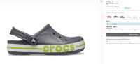 Brand New Crocs BAYABAND CLOG M6/W8