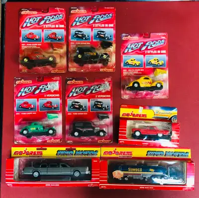 Vintage MAJORETTE Rare Mint on Card Die Cast Metal Cars & Truck Set $195 for the lot or best offer M...