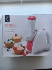 Soft serve dessert maker