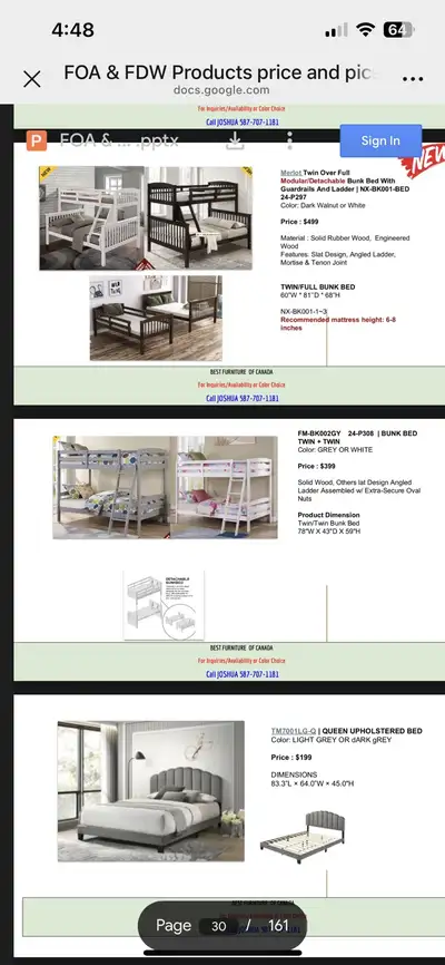 Brand New bunk bed 2 in 1 detachable , View more