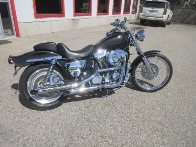 1996 Dyna Wide Glide Call 226-456-7775 S+S 96in Engine Lots of Chrome Runs Strong, Real Clean No ema...