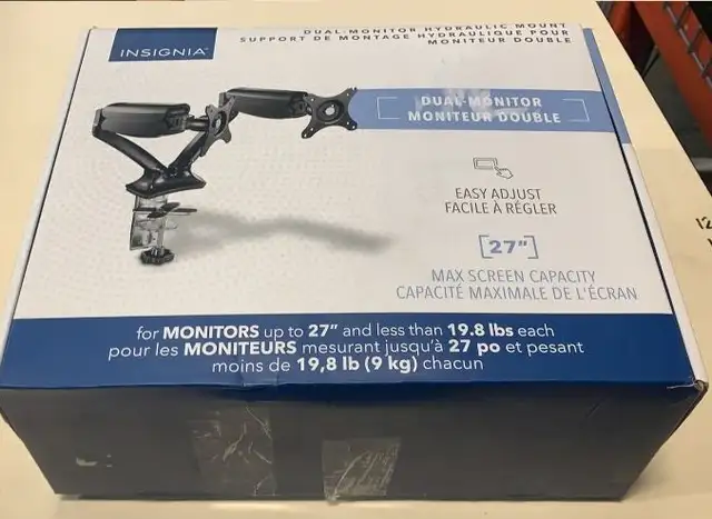Insignia: Dual Arm Full Motion Hydraulic Monitor Mount in Monitors in Burnaby/New Westminster - Image 2