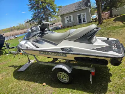 Seadoo GTX 06 with trailer, run good, 205 hours comes with trailer.