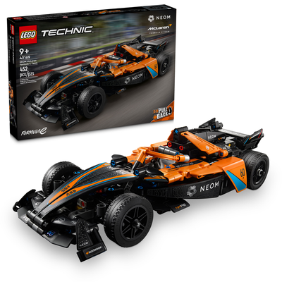 LEGO TECHNIC #42169, NEOM McLaren Formula E Race Car 452 pieces. Brand new and sealed
