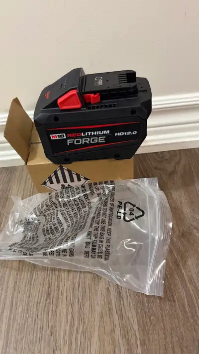 New Milwaukee Forge 12ah battery, View more