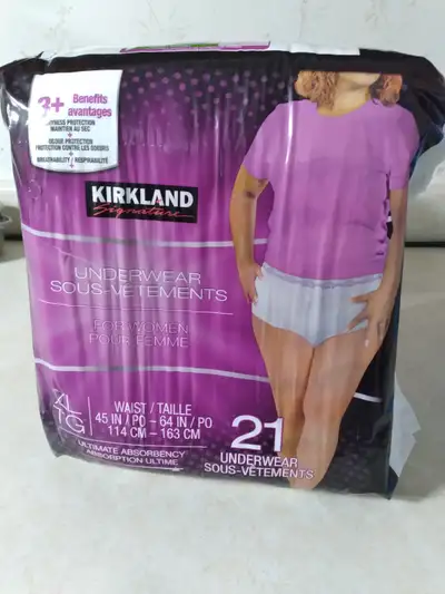 Protective underwear, woman, Kirkland, XL, View more