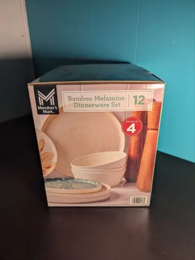 Pretty Melamine Dishware set - 12 pc, View more