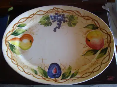 Beautiful Ceramic or Porcelain Serving Tray - $15, View more