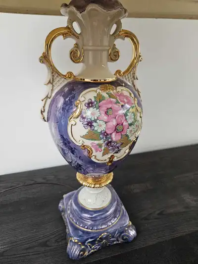 Vintage French Sevres Porcelain Lamp, View more