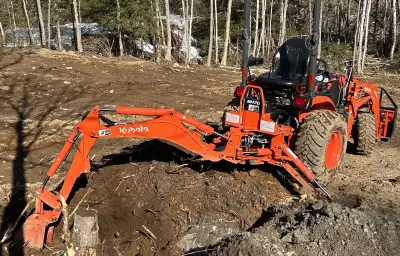 2022 Kubota BH70 backhoe for Kubota b2301/b2401/b2601 - Subframe NOT included (would need to have in...