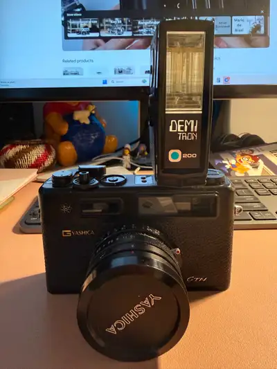 Yashica Electro 35, 35mm Film Camera w/ 45mm 1.7 lens w/ flash, View more