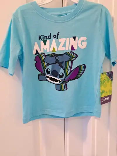 New Disney Stitch KIND OF AMAZING Toddler Girls shirt. 5T, View more