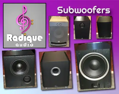 *** Updated on 6/09/2025*** ---- Active Subs ---- Definitive Technology Supercube II 8" Active , 125...