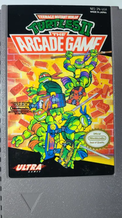 Teenage Mutant Ninja Turtles 2 Arcade Game for Nintendo., View more