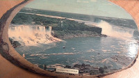 Vintage Cadre en bois Niagara Falls 9" x 6" (030621-15)