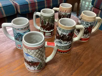 Collectible BUDWEISER MUGS/MILLER, View more