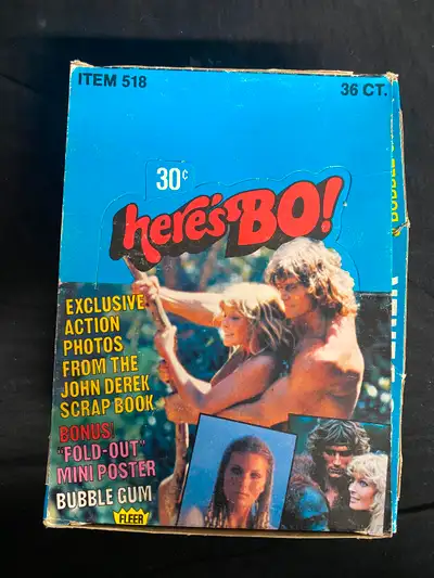 NEW 1981 Box of Fleer Here’s Bo Trading Cards, View more