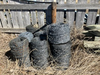 Used barb wire
