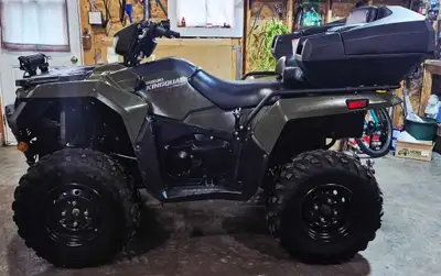 Selling a 2022 Suzuki King Quad 750 with eps( power steering).It only has 1400 KMS . It's independen...