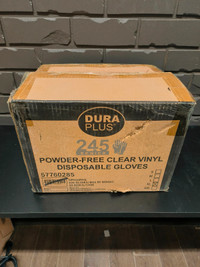 powder free vinyl Gloves,XL, 100 Gloves/Box by Weight.10 Boxes