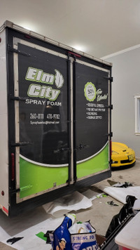 Custom  trailer wraps.  Vinyl lettering.  Corporate branding