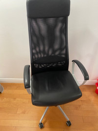 Markus Office Chair - black leather