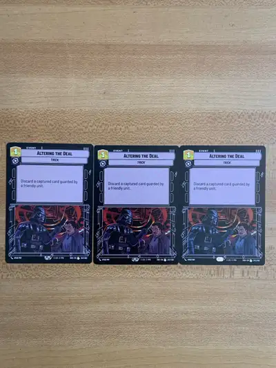 Star Wars Unlimited cards for sale. Condition: Near Mint. All cards are clean and well kept. Sold as...