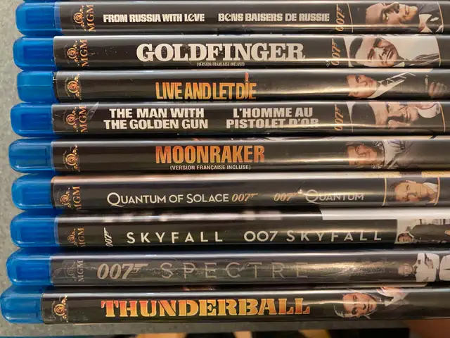 James Bond 007 Blurays EUC From Russia With Love Dr. No Spectre63347537317507123