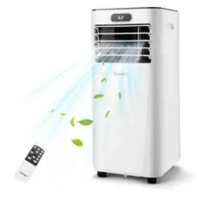 Costway 10,000 BTU Portable Air Conditioner w/ Remote Control 3-in-1 Air Cooler w/ Drying, #FP10120U...