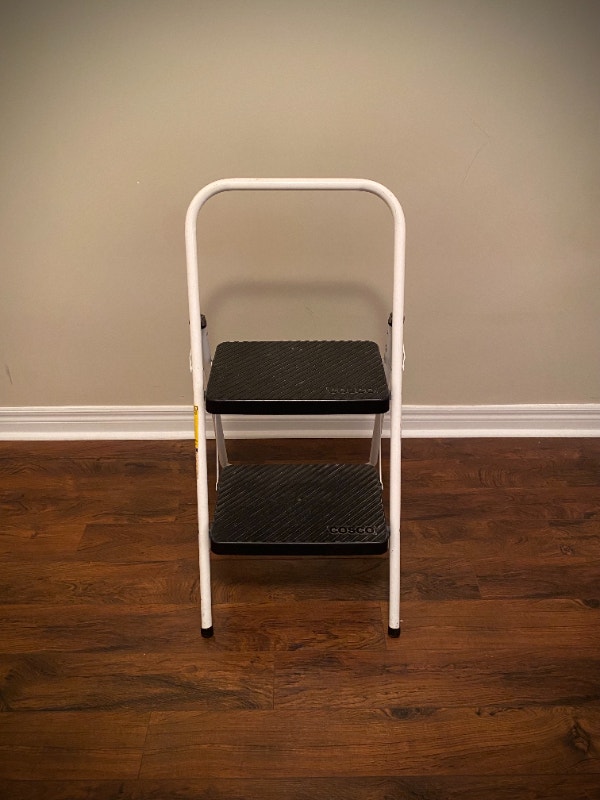 2Step Folding Steel Step Stool Ladder Ladders & Scaffolding