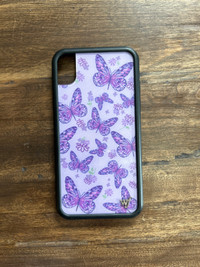 Purple Wildflower iPhone XR case