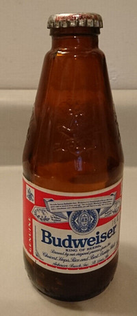 Antique  Amber Anheuser Busch Budweiser King of Beers Bottle