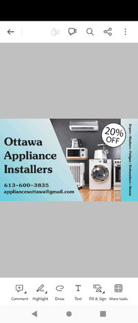 Affordable appliance installation 