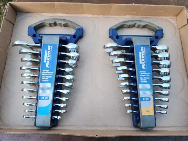 Mastercraft Maximum 11 Pc SAE Stubby Combination Wrench Set in Hand Tools in Windsor Region - Image 8