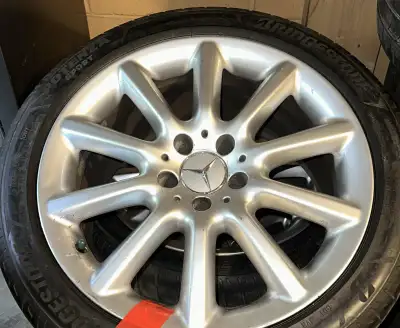 Used - Good 18" 5x112 rims 285/35R18 Bridgestone Potenza Sport 255/40R18 Bridgestone Potenza Sport $...