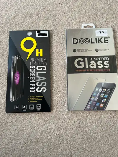 2 brand new set screen protector(glass) $10 each