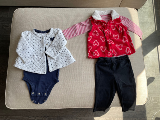 6 sets 12 months baby girls clothes kids in Clothing - 9-12 Months in City of Toronto - Image 3