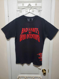 VLONE/Bad Habits    New T Shirt